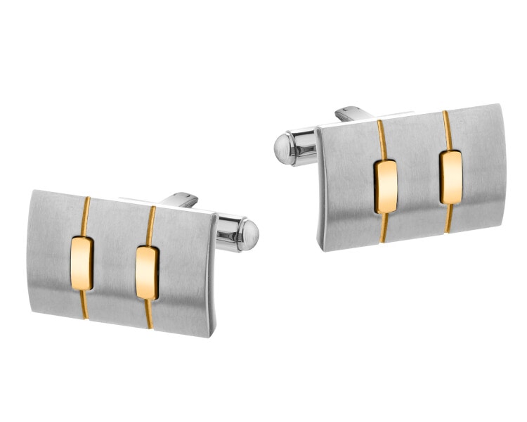 Spinki do mankietów ze stali szlachetnej