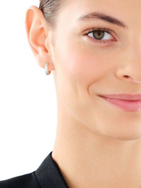 Złote kolczyki - koła