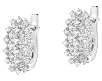 Stříbrné náušnice se zirkony