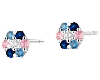 Stříbrné náušnice se zirkony
