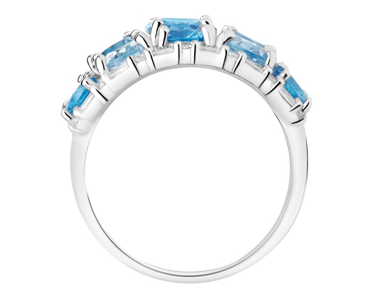 Pierścionek srebrny z cyrkoniami