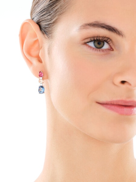 Kolczyki srebrne z cyrkoniami