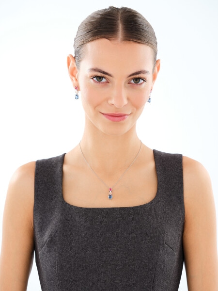 Kolczyki srebrne z cyrkoniami