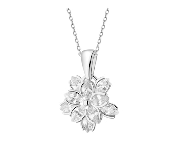 Zawieszka srebrna z cyrkoniami