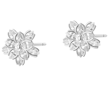 Stříbrné náušnice se zirkony