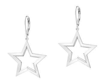 Stříbrné náušnice - hvězdy