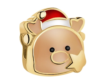 Stříbrný dětský přívěsek Beads se smaltem - sob