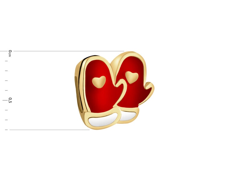 Gold-Plated Silver Beads For Kids Pendant