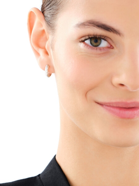 Złote kolczyki - koła