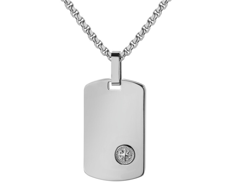Naszyjnik ze stali szlachetnej