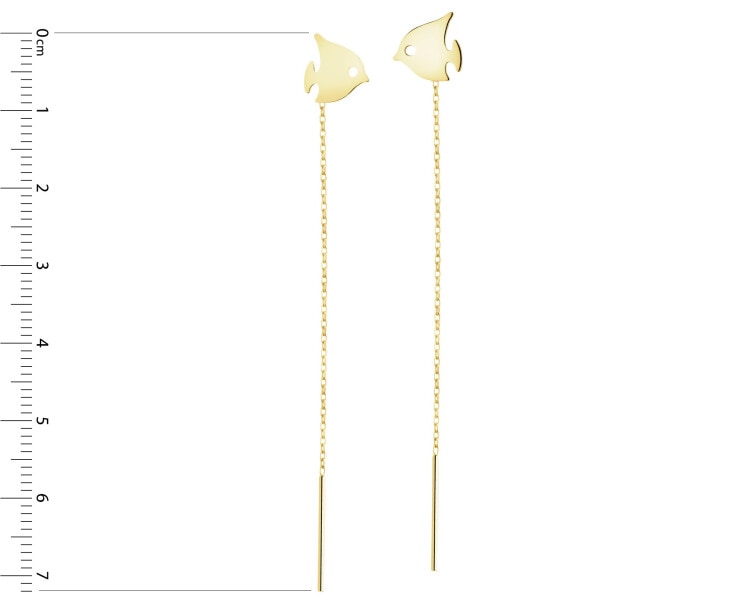 Zlaté náušnice - ryby