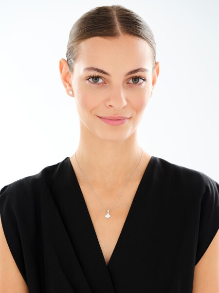 Zawieszka srebrna - koniczyna