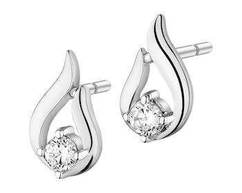 Stříbrné náušnice se zirkony
