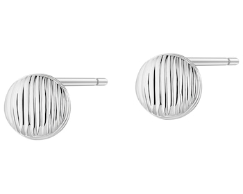 Stříbrné náušnice - kroužky