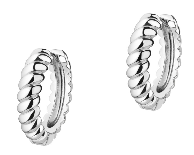 Kolczyki srebrne - koła