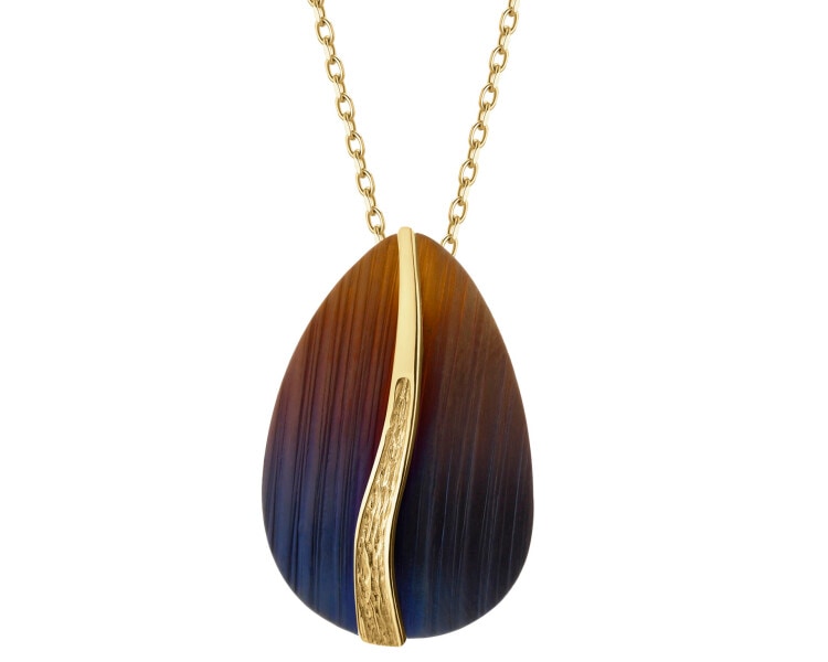 Naszyjnik ze srebra i tytanu