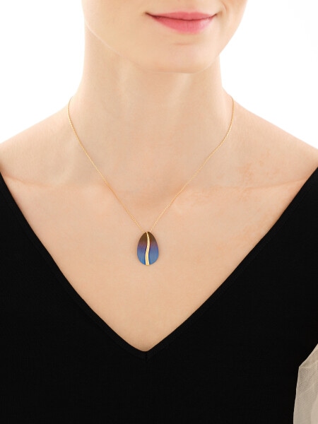 Naszyjnik ze srebra i tytanu