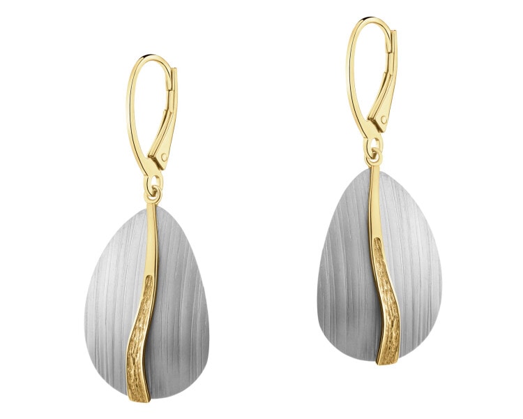 Kolczyki ze srebra i tytanu