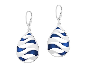 Náušnice ze stříbra a titanu