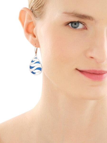 Náušnice ze stříbra a titanu