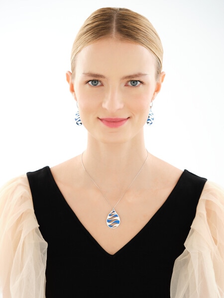 Náušnice ze stříbra a titanu