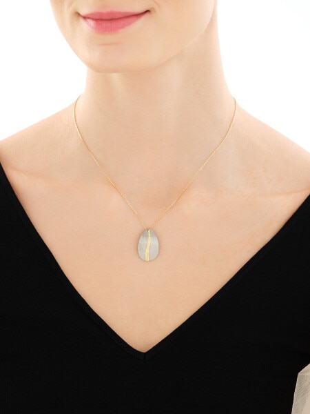 Naszyjnik ze srebra i tytanu