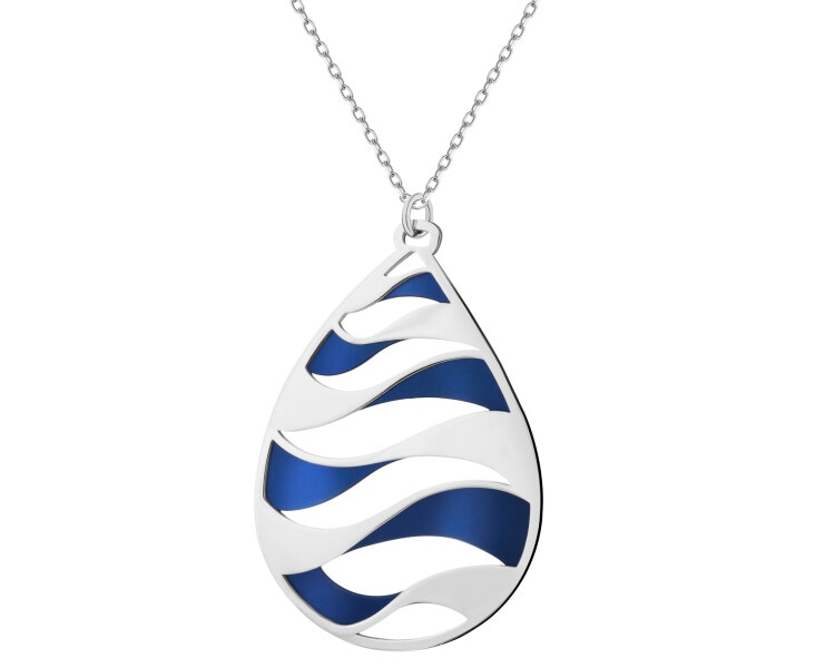 Naszyjnik ze srebra i tytanu