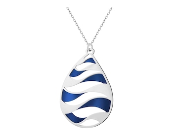 Náhrdelník ze stříbra a titanu