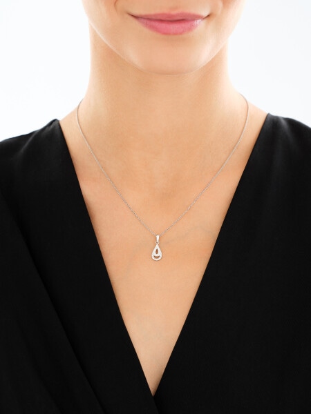 Zawieszka srebrna z cyrkoniami