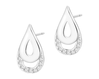 Stříbrné náušnice se zirkony