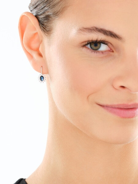 Kolczyki srebrne z cyrkoniami