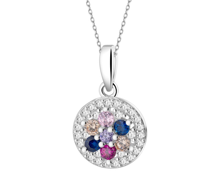 Zawieszka srebrna z cyrkoniami