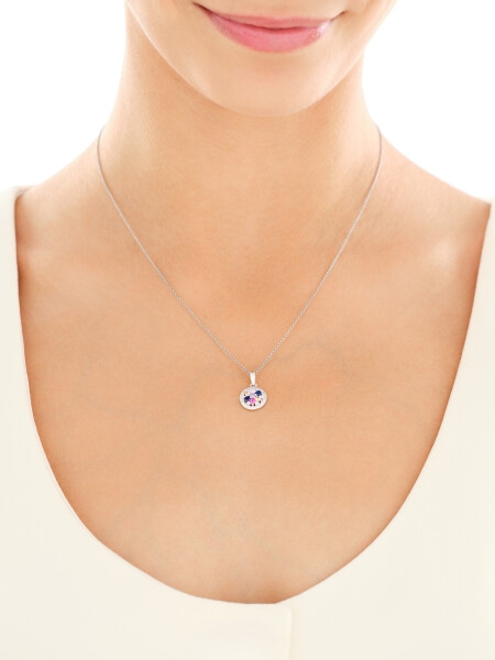 Zawieszka srebrna z cyrkoniami