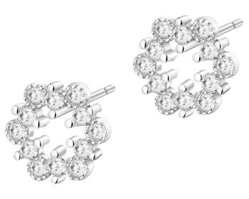 Stříbrné náušnice se zirkony