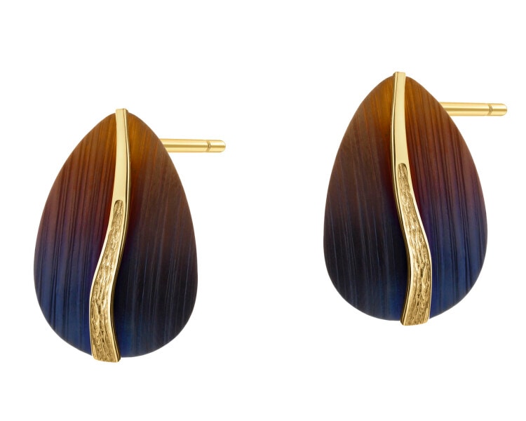 Kolczyki ze srebra i tytanu