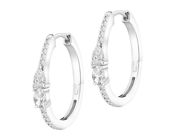 Stříbrné náušnice se zirkony