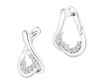 Stříbrné náušnice se zirkony