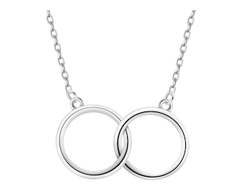 Stříbrný náhrdelník - kroužky