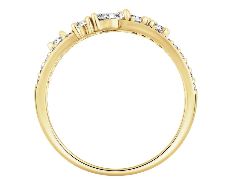 Pierścionek srebrny z cyrkoniami