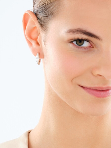 Kolczyki srebrne z cyrkoniami - koła