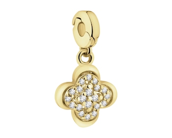 Zawieszka srebrna new charms z cyrkoniami