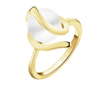 Zlatý prsten s perlou