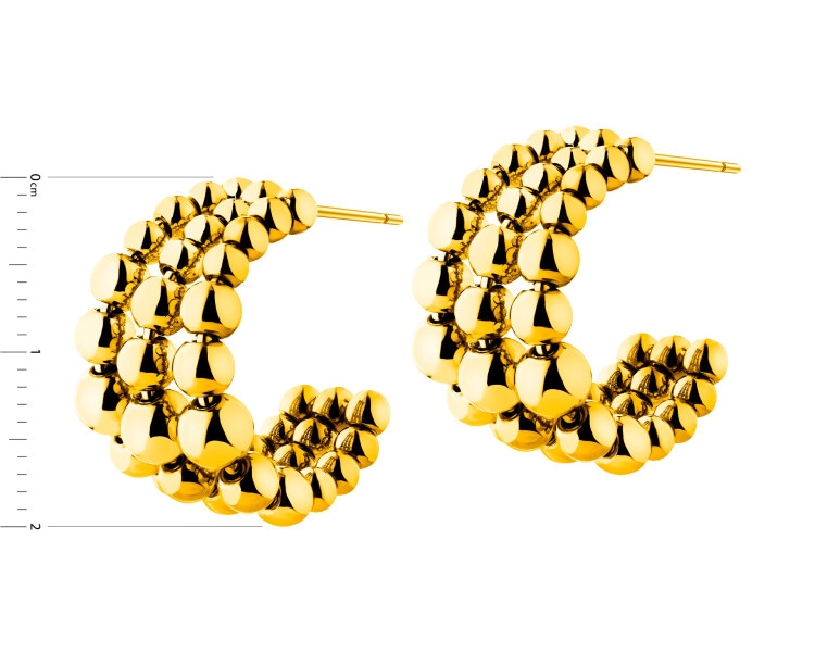 Kolczyki ze stali szlachetnej - kulki