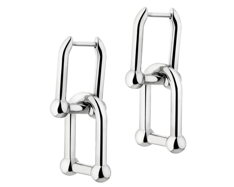 Kolczyki ze stali szlachetnej - kulki