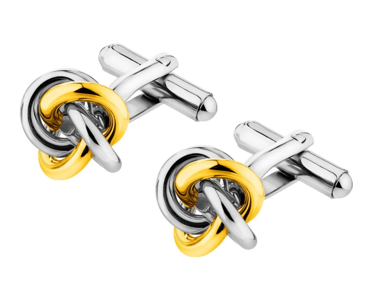 Spinki do mankietów ze stali szlachetnej