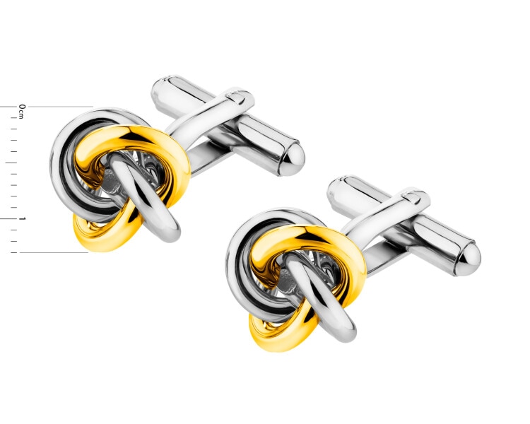 Spinki do mankietów ze stali szlachetnej