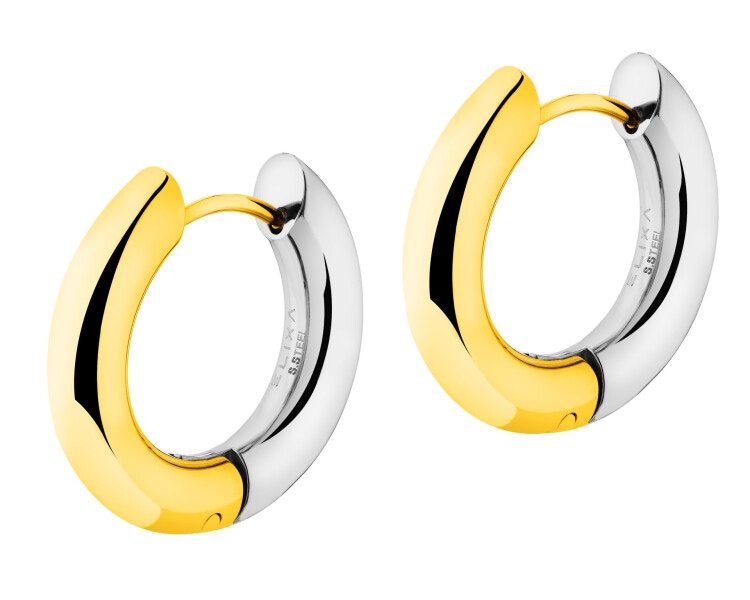 Kolczyki ze stali szlachetnej - koła