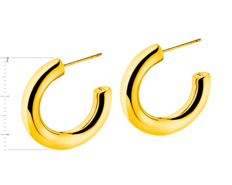 Kolczyki ze stali szlachetnej - koło