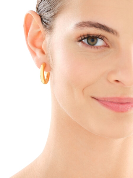 Kolczyki ze stali szlachetnej - koło