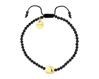 Pozlacený náramek z mosazi se spinely